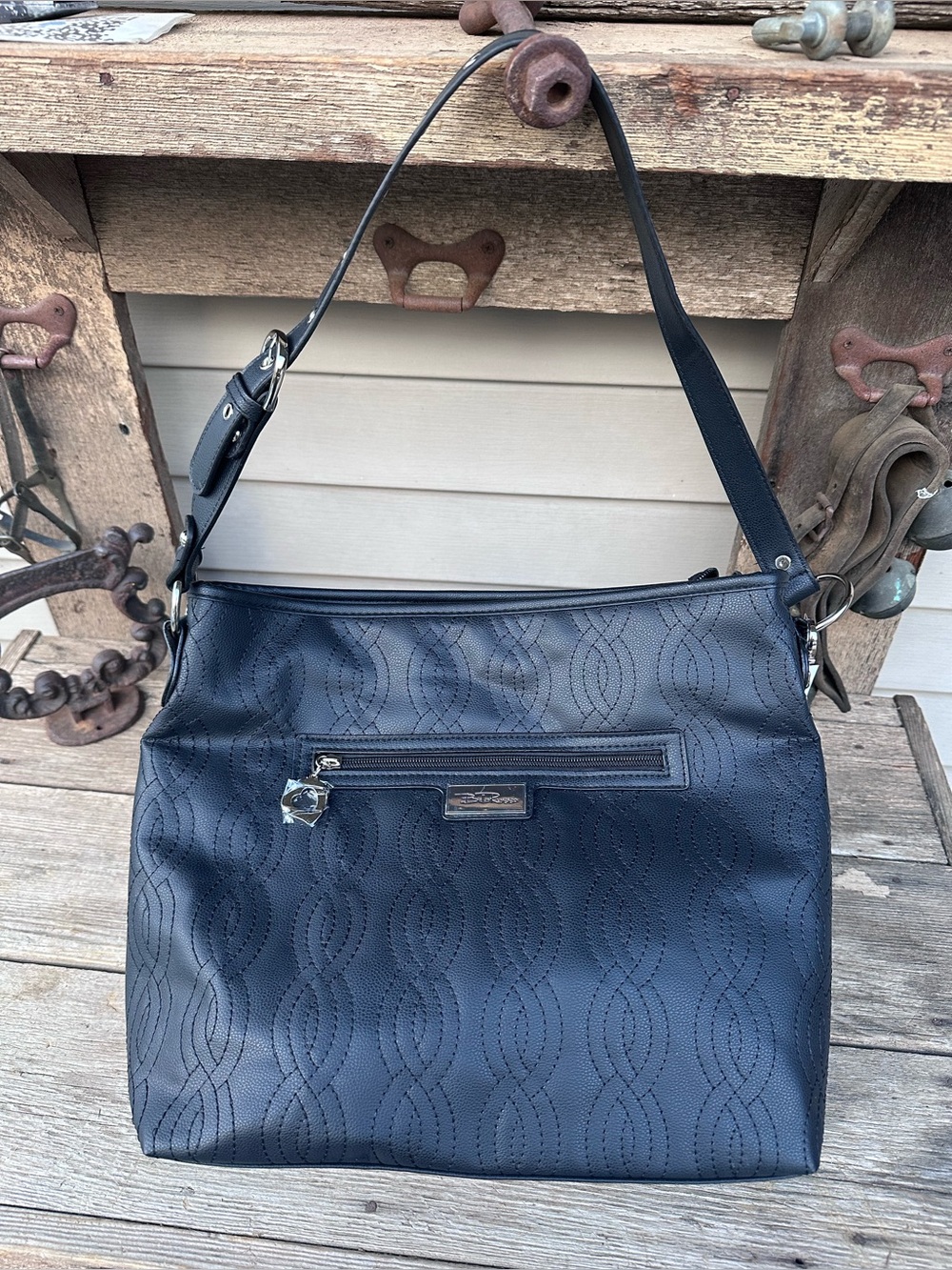 NEW Bella Russo Black Purse